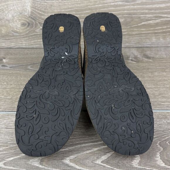 Teva Ventura Women’s Sz 6.5 Black Nubuck Slip-On Strap Comfort Loafer Mule Clog - Picture 7 of 12